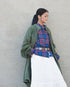 INDIGO Tartan Over Shirt / Red・Blue